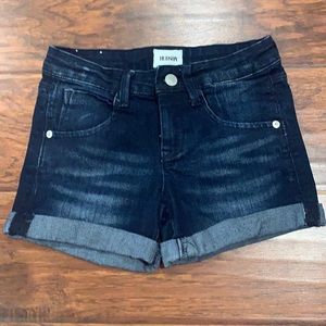Hudson Girls Size 12 Dark Wash Denim Jean Shorts